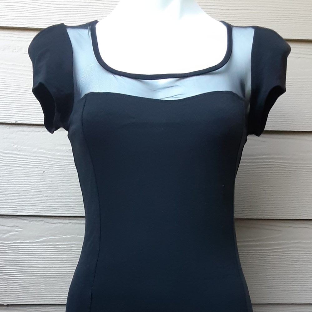 Pnne Sugar Black Medium Bodycon Dress